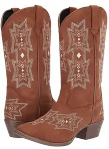 Dingo by Dan Post Rosalin Embroidered Western Boots like new condition S…