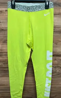 Nike small yellow leggings