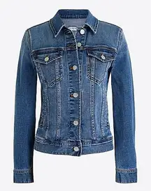 J. Crew Factory Women's‎ Blue Denim Trucker Jacket - XS