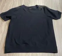 Michael Kors Black Top with Gold Zipper