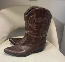 Madden Girl Brown Cowboy Boots