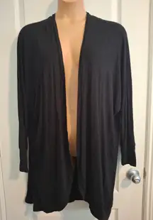 Torrid Sz 2 Black Open Front Women's Sweater Cardigan