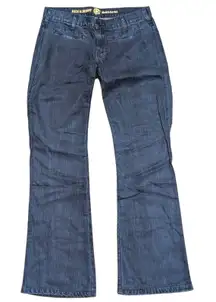 Rich & Skinny Jeans Womens 26 Wide Leg Flare Trouser Designer Denim Made In USA