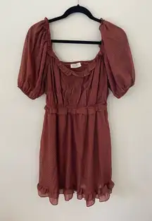 By the River brown and black dress size large new without tags