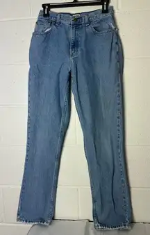 L.L. Bean Original Fit Relaxed Light Wash Denim Jeans Women's Size 6 vintage