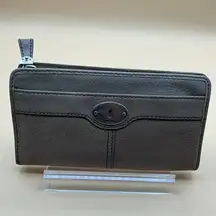 Fossil A Very Cute Sweet Vintage Style Leather Grey  Wallet