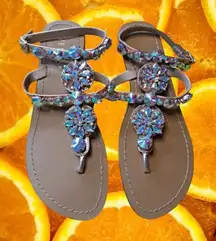 Venus Heeled Gemstone Sandals‎ Size 7