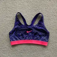 NIKE PRO Graphic DRI-Fit Sports Bra Medium Support Special Edition Small VEUC