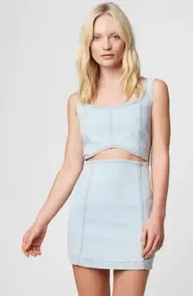 Blank NYC cutout denim mini dress