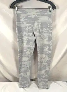 Lululemon Leggings Womens Wunder Under HR Tight Camo White Yoga Size 8