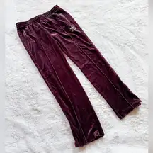 Adidas Velvet Maroon Sweats size M