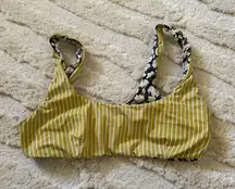 two tone bathing suit top