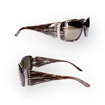 Miu Miu  ♛ Metal Crown Sunglasses ♛ Brown Tortoise Shell ♛ Chic Luxury Sunnies ♛