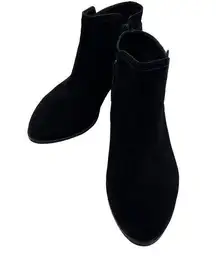 Gianni Bini Black Suede‎ Booties with Buckle