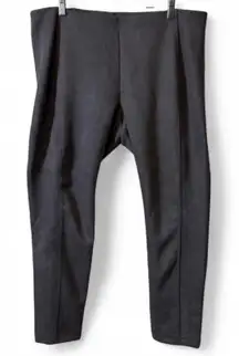 T Tahari Faux Suede Crop Leggings