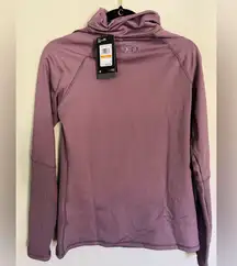 Under Armour Sweatshirt Women's Sweater Purple Infared Up Pace Funnel Neck small