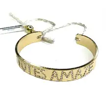 American Eagle | Gold Rhinestone Totes Amaze Bracelet