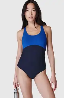 Sweaty Betty Ocean Performance Racerback One-Piece Swimsuit Size Large