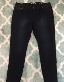 Kenneth Cole Plus size indigo/ Black 2 tone Jeans