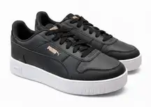 PUMA Carina Street Platform Sneaker Black Rose Gold Size 11 Carina 2.0
