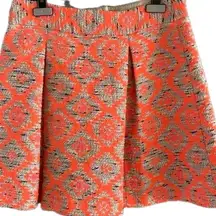 - Nanette Lepore by Anthropologie Jacquard tweet  Swing Skirt Size 8