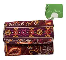 Vera Bradley Euro Wallet In Safari Sunset RETIRED PATTERN New With Tags