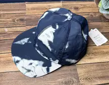 Baller Hat Soft Adjustable NWT One Size (Indigo Ice Print Blue Multi)