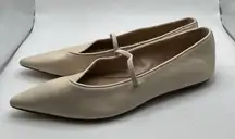 Sam Edelman Womens Nesta Mary Jane flats size 7 ivory leather
