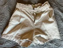 High Waisted Paperbag Shorts