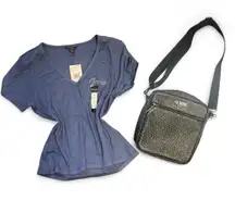 Guess bundle shirt & bag 