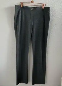 Betabrand Gray Metallic Work Yoga Business Casual Pants Medium