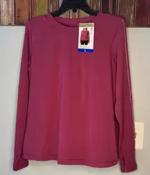 Mondetta Women's Seamless Long Sleeve Active Top nwt