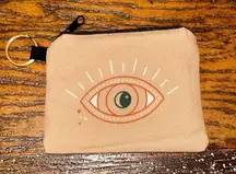 NEW Evil Eye Brown Lightweight Miniature Bag / Coin Purse