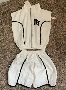 2 Piece Activewear Sets Tops , Short Small