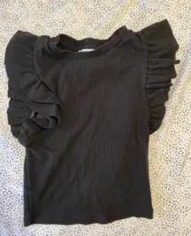 Ruffle Sleeve Top
