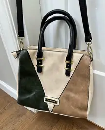 Steve Madden leather Tri-Color crossbody purse Y2K