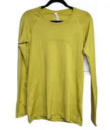 NWT Lululemon Swiftly Tech Long Sleeve YLWP Yellow Pear Size 8