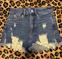SO High-Rise Shorts Denim