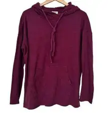 Pact Maroon Organic Cotton Hoodie Sz S