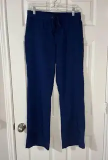 Royal blue Healing Hands (purple label) scrub pants medium