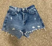 Wild Fable Jean Shorts High-Rise Cut-Off
