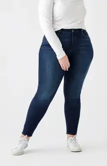 Dl1961 Emma Mid Rise Instasculpt Skinny Jean In Blue Size 22W‎