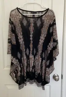 NWOT | International Concepts women’s lightweight sheer swimsuit cover‎ up large