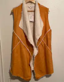 LuLaRoe Marlow Faux Suede Sherpa Western Vest