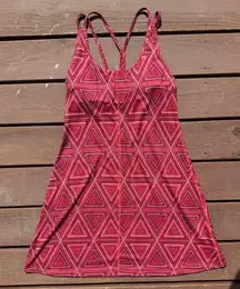 Patagonia W’s Latticeback Mini Dress Women’s Medium Little Bermuda Red Athletic