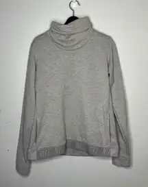 Nike Gray Dri-FIT Cowl Neck Training Top