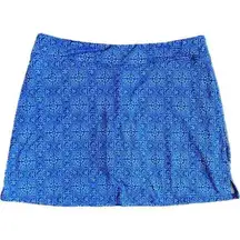Tranquility by Colorado Clothing Women’s Blue Pattern Skort Skirt Running  XXL