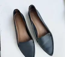 J. Crew Leather Pointed Toe Flats