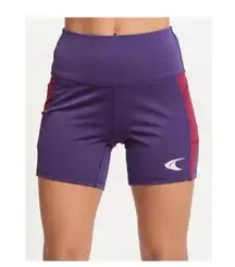 TKO Technical Knockout Womens Plum Maroon Media Pocket Shorts Size Small