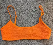 Orange  Bikini Top